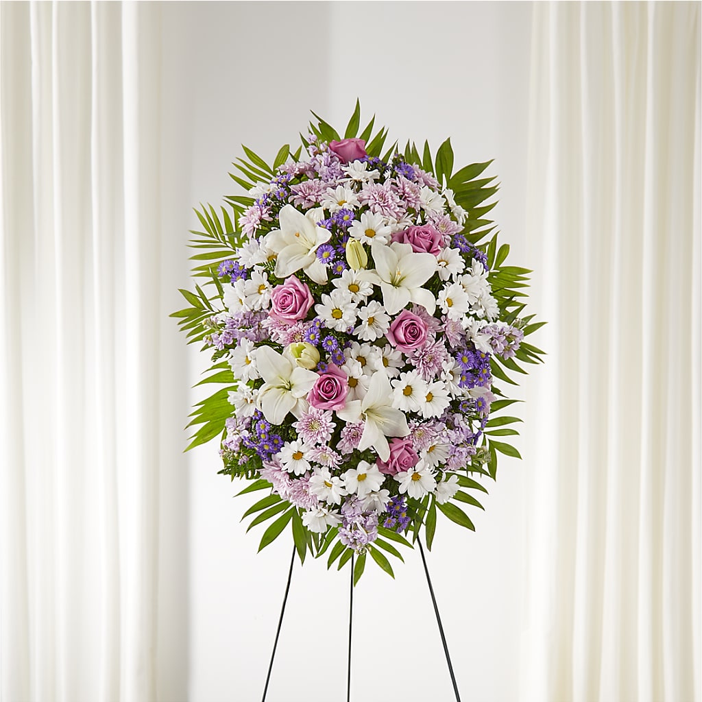 Surrounded by Love Standing Spray – Tala Florist Northshore, North Vancouver BC