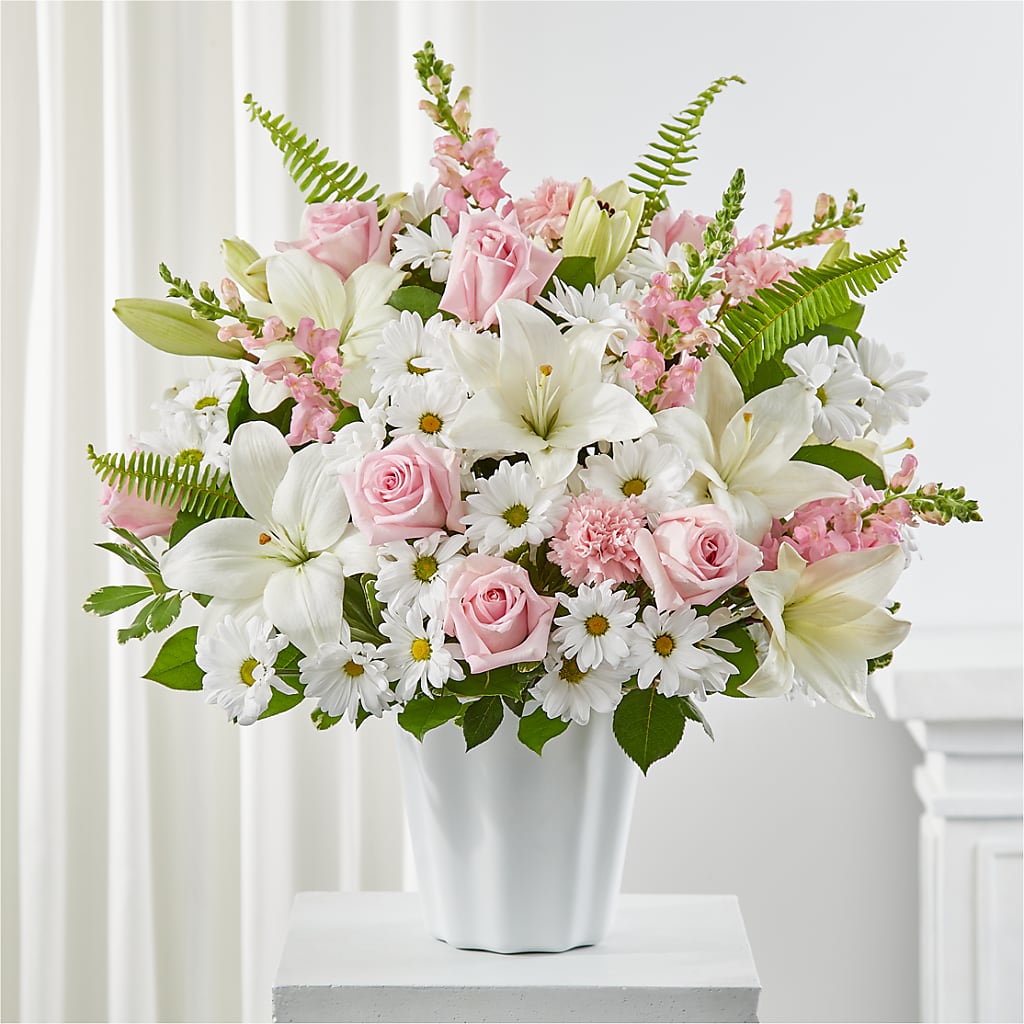 Soft Touch Tabletop Basket – Tala Florist Northshore, North Vancouver BC