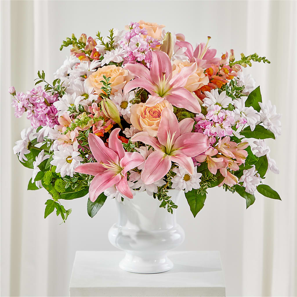 Heartfelt Gesture Urn Arrangement – Tala Florist Northshore, North Vancouver BC