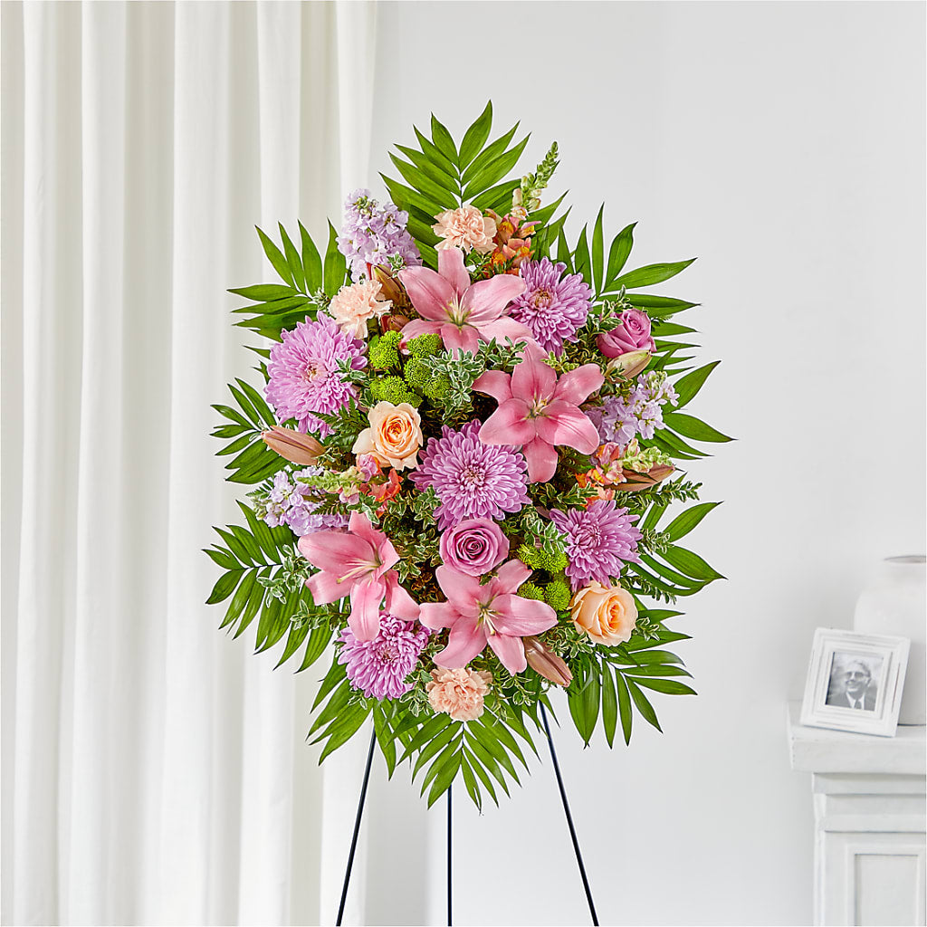 Love & Light Standing Spray – Tala Florist Northshore, North Vancouver BC