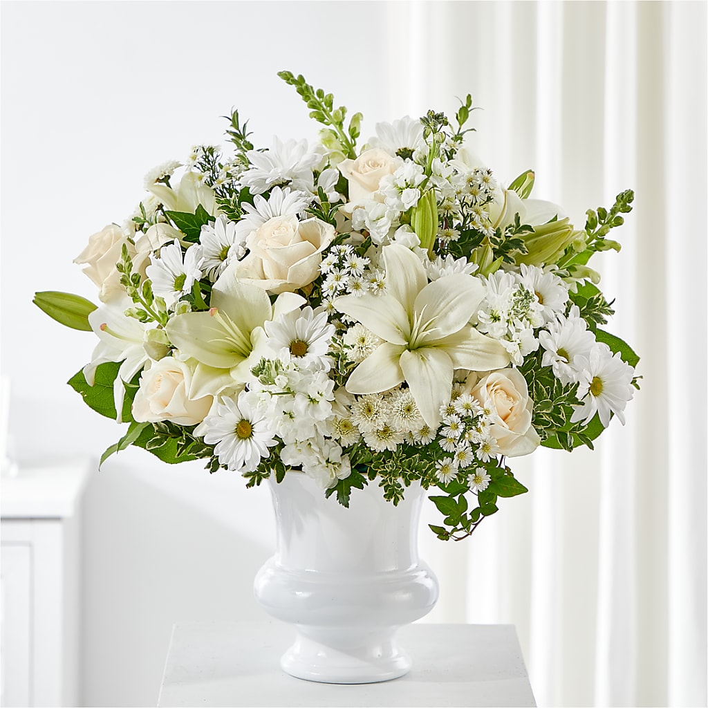 Uplifting Urn Arrangement – Tala Florist Northshore, North Vancouver BC
