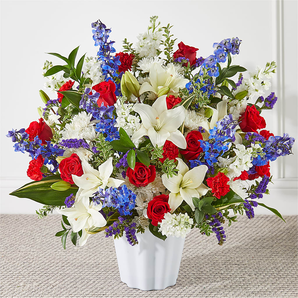 Consoled Floor Basket – Tala Florist Northshore, North Vancouver BC