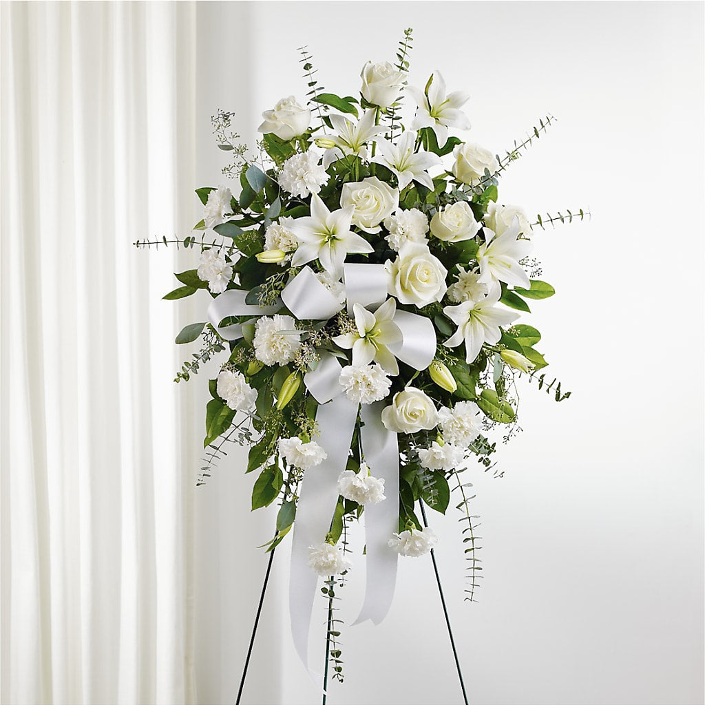 With Care Standing Spray – Tala Florist Northshore, North Vancouver BC