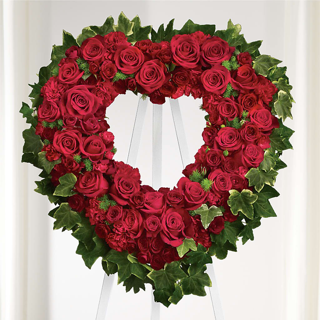 Wholehearted Standing Spray – Tala Florist Northshore, North Vancouver BC