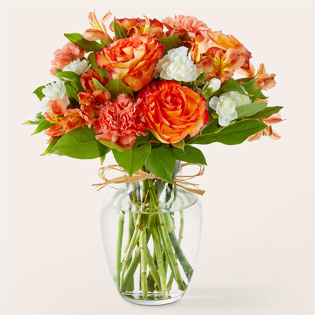Apricot Glow Bouquet – Tala Florist Northshore, North Vancouver BC