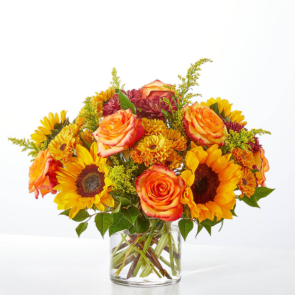 Flannel Scarf Bouquet – Tala Florist Northshore, North Vancouver BC