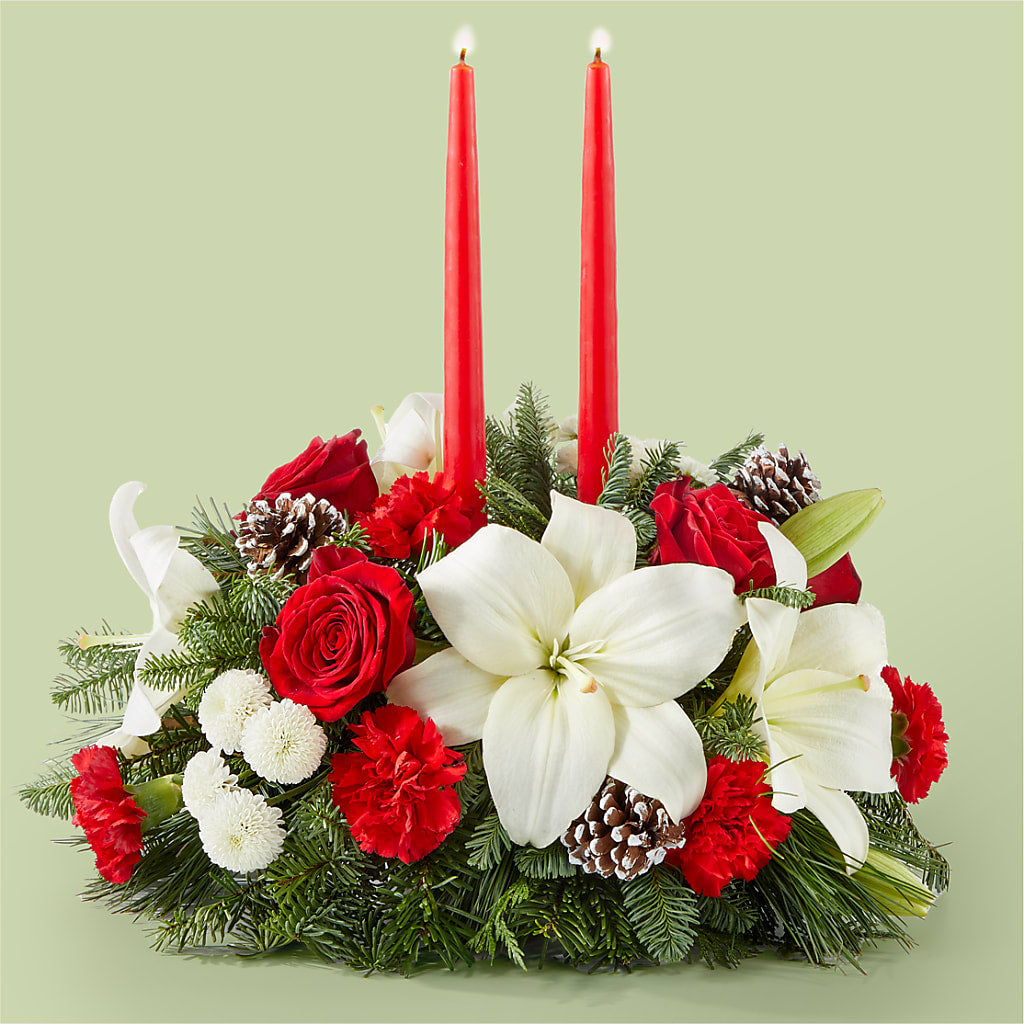 Seasonal Festivities Centerpiece – Tala Florist Northshore, North Vancouver BC