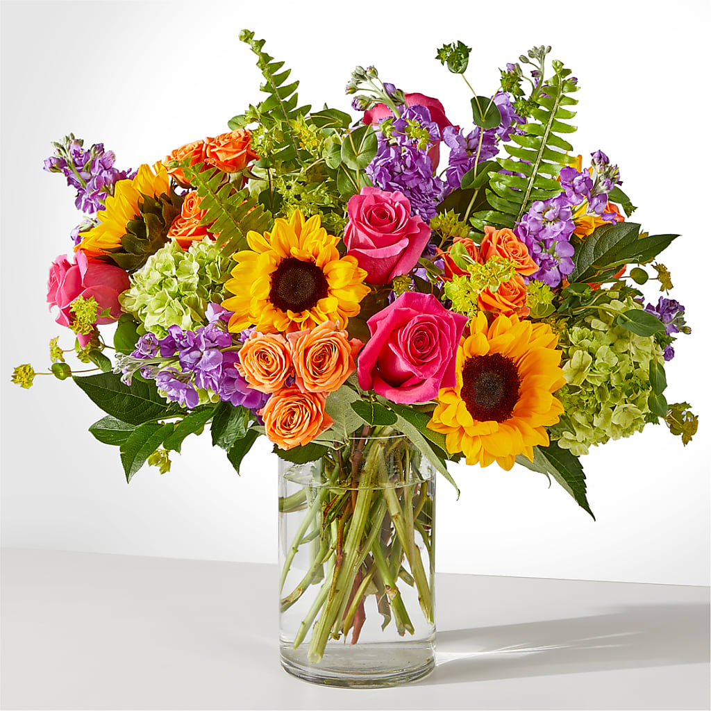 Vibrant Greetings Bouquet – Tala Florist Northshore, North Vancouver BC
