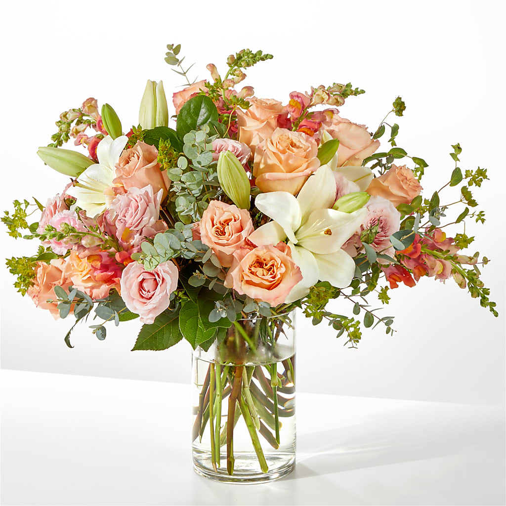 Grapefruit Splash Bouquet – Tala Florist Northshore, North Vancouver BC