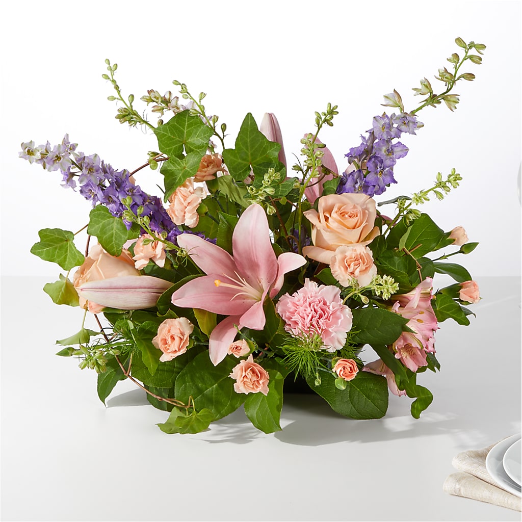 Blossom Time Centerpiece – Tala Florist Northshore, North Vancouver BC