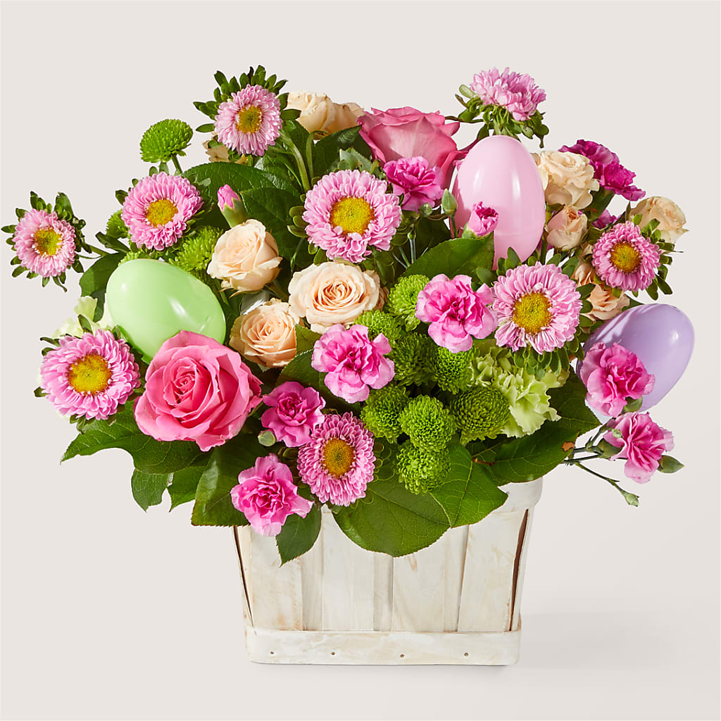 Get Eggcited Basket – Tala Florist Northshore, North Vancouver BC
