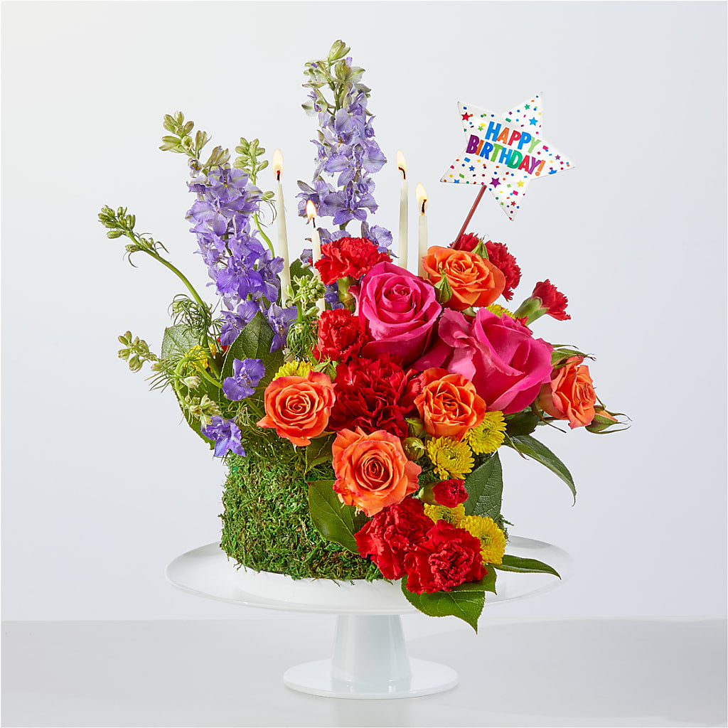 Best Year Yet Floral Cake – Tala Florist Northshore, North Vancouver BC