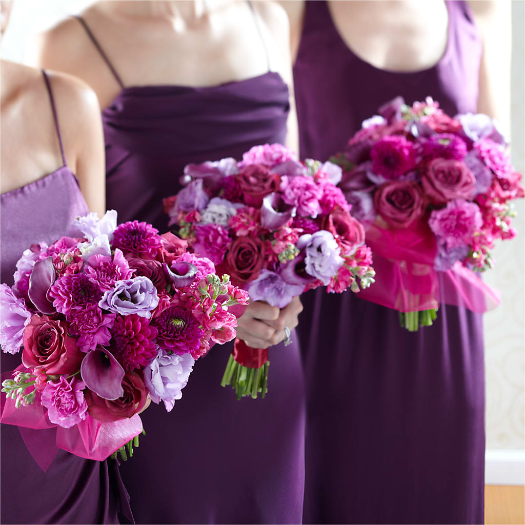 Bridesmaid's Garden Bouquet – Tala Florist Northshore, North Vancouver BC