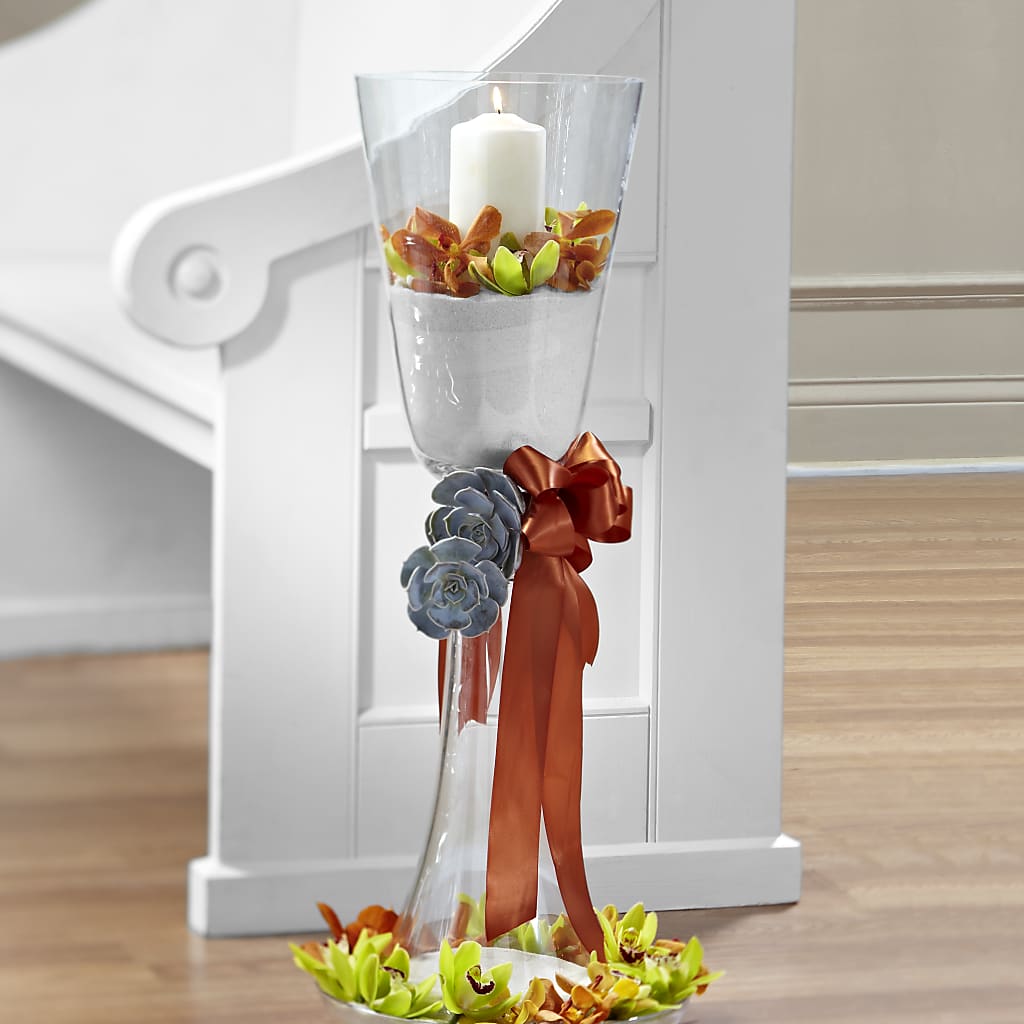 Matrimony Pew Decor – Tala Florist Northshore, North Vancouver BC