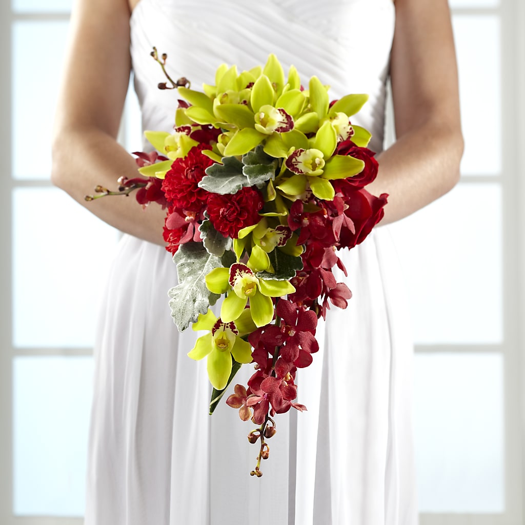 Elegant Orchid Bouquet – Tala Florist Northshore, North Vancouver BC