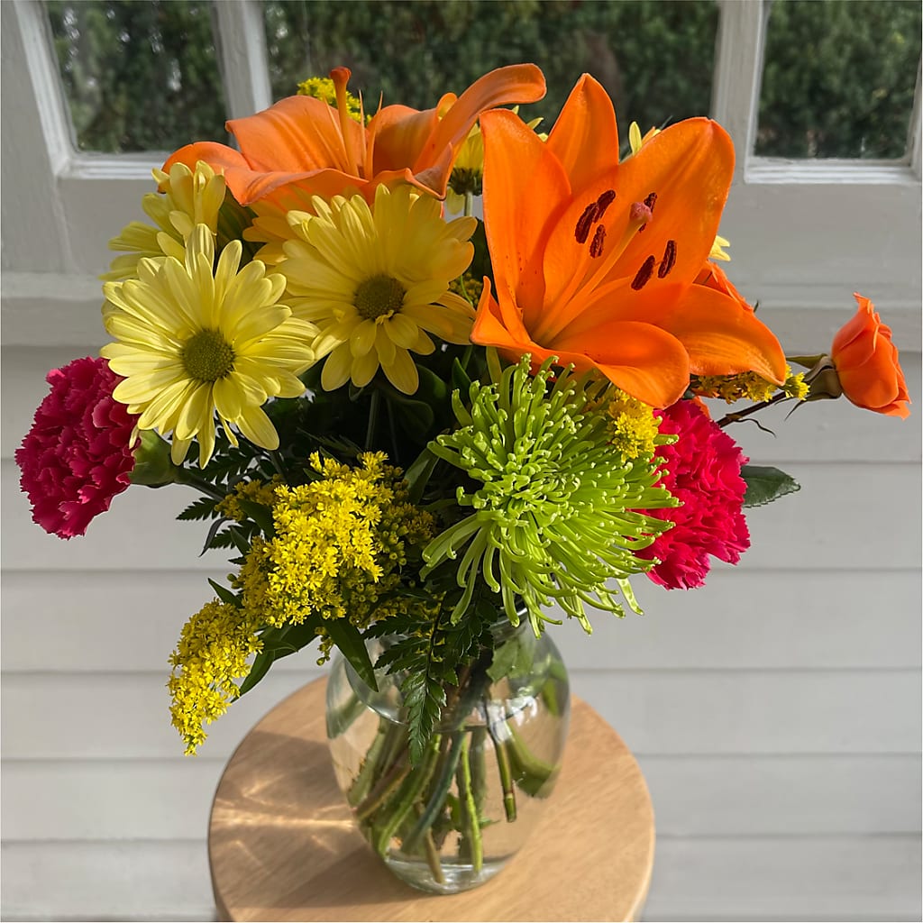 Bold & Bright – A Florist Original –  Tala Florist Northshore, North Vancouver BC