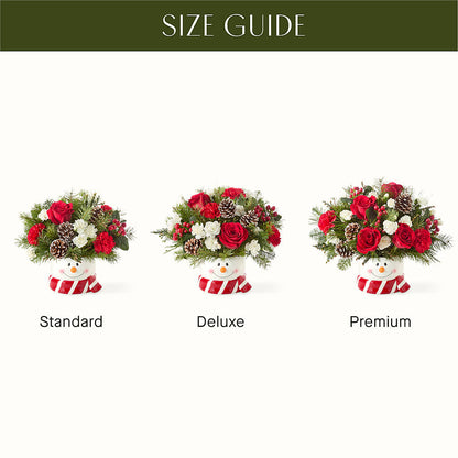 Jolly Snowman Bouquet –  Tala Florist Northshore, North Vancouver BC