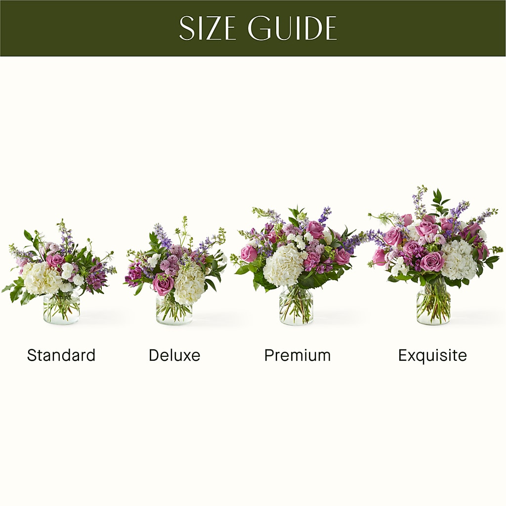 Violet Caress Bouquet –  Tala Florist Northshore, North Vancouver BC