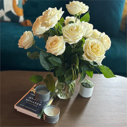 Long Stem Yellow Rose Bouquet –  Tala Florist Northshore, North Vancouver BC