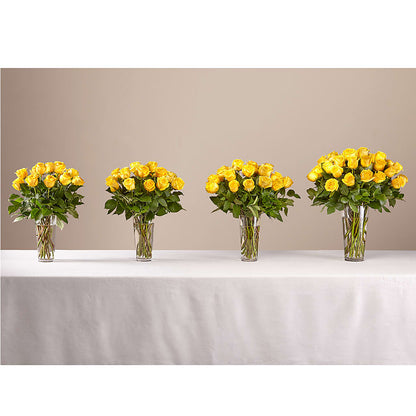 Long Stem Yellow Rose Bouquet –  Tala Florist Northshore, North Vancouver BC