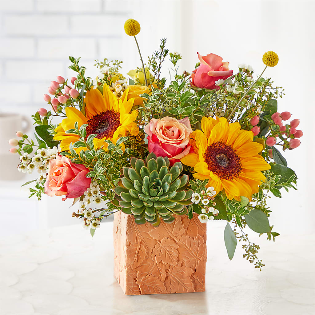 Sunflower Season Bouquet –  Tala Florist Northshore, North Vancouver BC