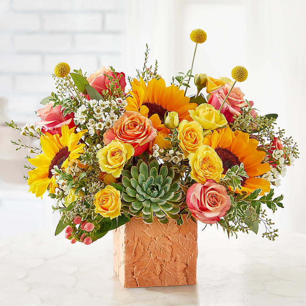 Sunflower Season Bouquet –  Tala Florist Northshore, North Vancouver BC