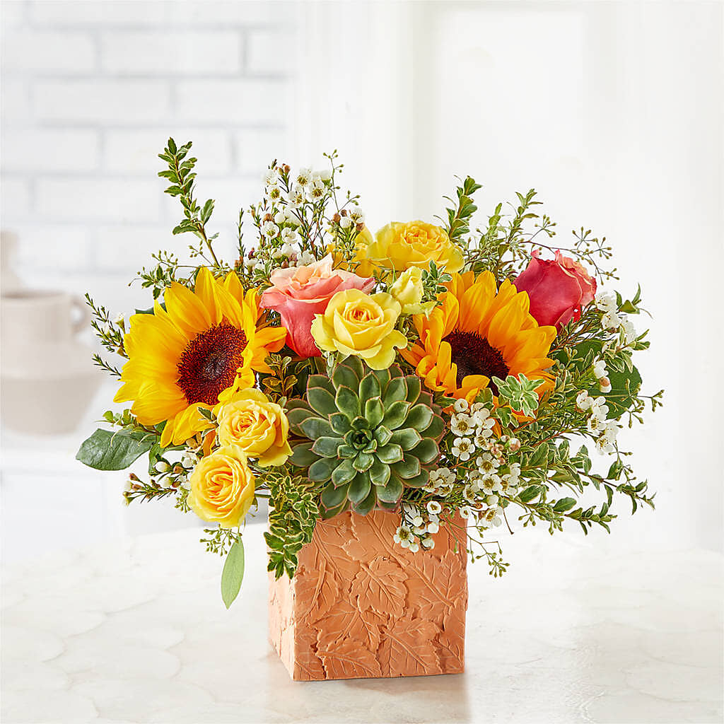 Sunflower Season Bouquet –  Tala Florist Northshore, North Vancouver BC
