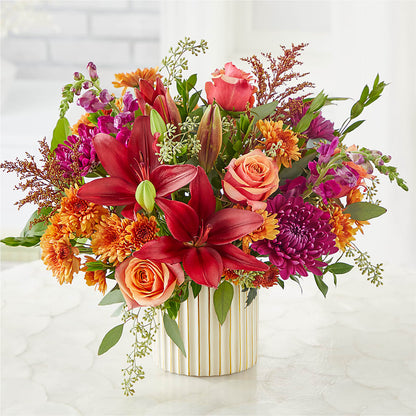 Burgundy Landscape Bouquet –  Tala Florist Northshore, North Vancouver BC