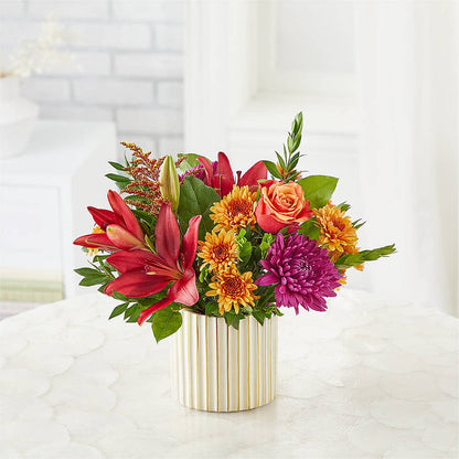 Burgundy Landscape Bouquet –  Tala Florist Northshore, North Vancouver BC