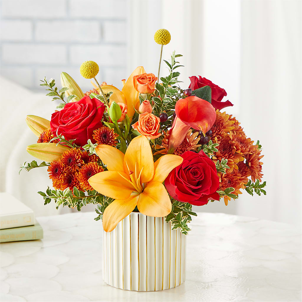 Scarlet Skies Bouquet –  Tala Florist Northshore, North Vancouver BC