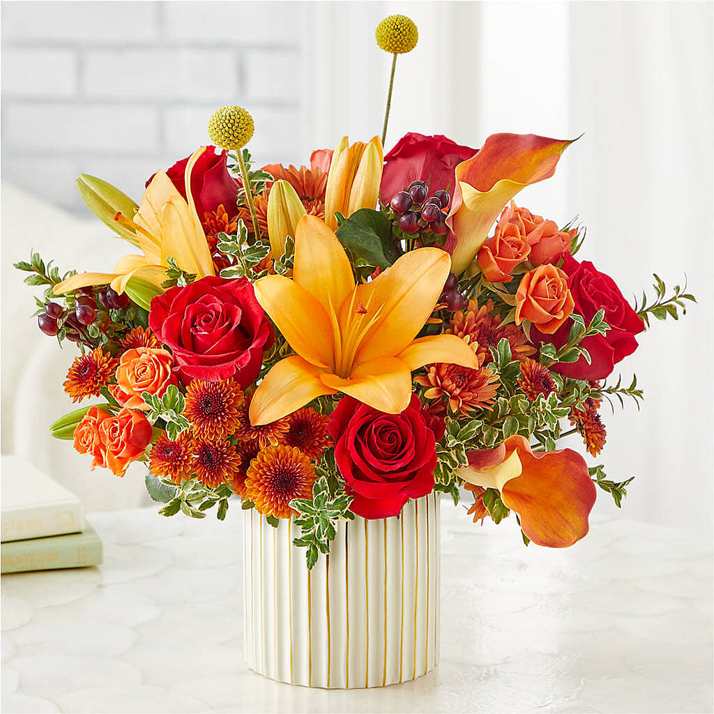 Scarlet Skies Bouquet –  Tala Florist Northshore, North Vancouver BC