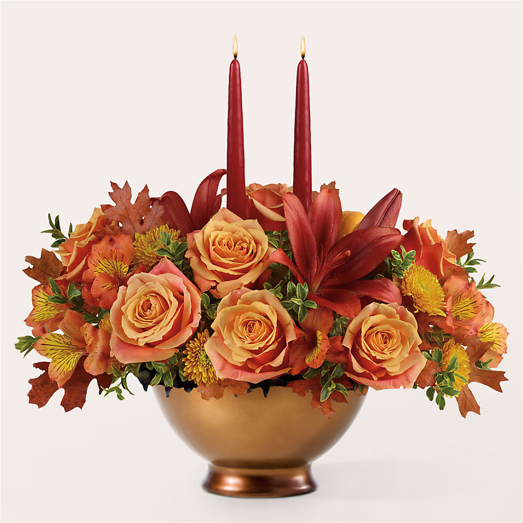 Harvest Table Centerpiece –  Tala Florist Northshore, North Vancouver BC