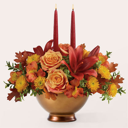 Harvest Table Centerpiece –  Tala Florist Northshore, North Vancouver BC