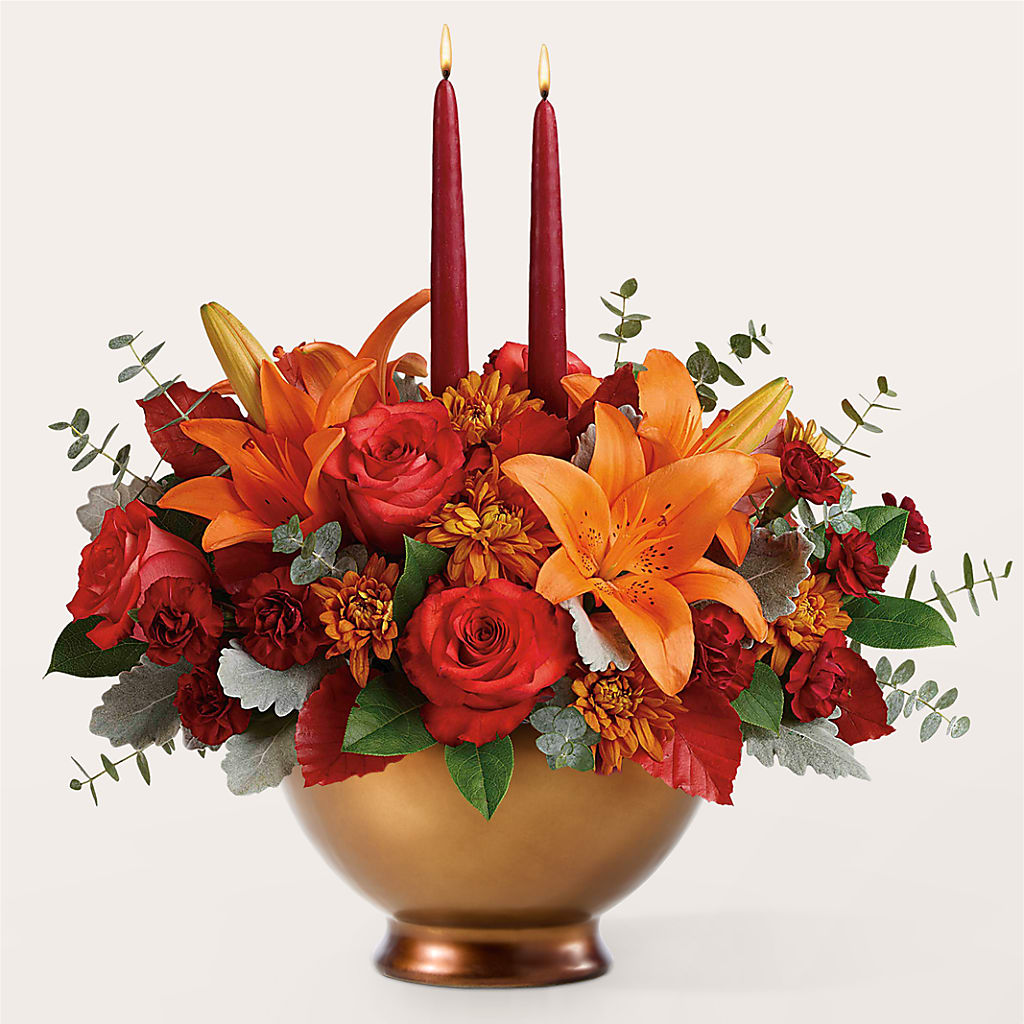 Fruits of Fall Centerpiece –  Tala Florist Northshore, North Vancouver BC