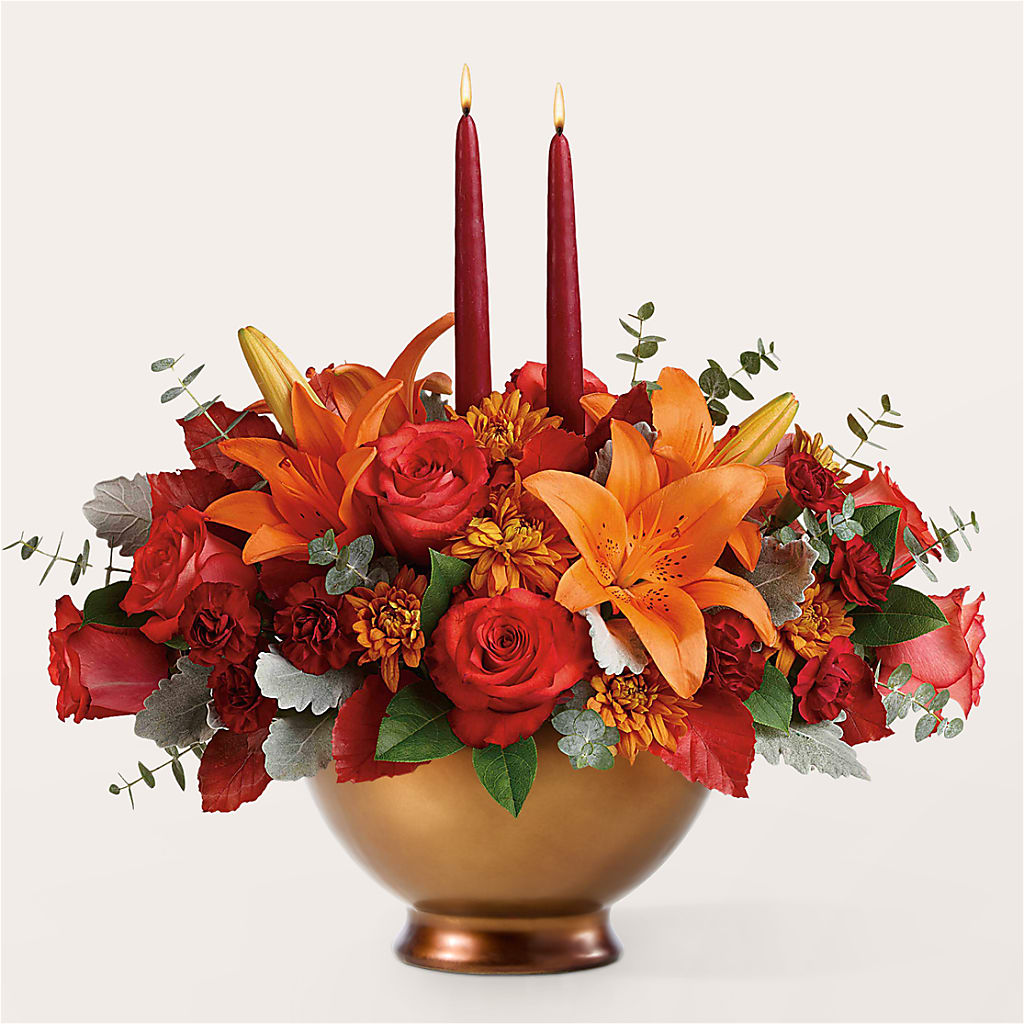 Fruits of Fall Centerpiece –  Tala Florist Northshore, North Vancouver BC