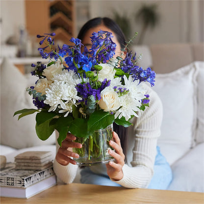Cerulean Waves Bouquet –  Tala Florist Northshore, North Vancouver BC