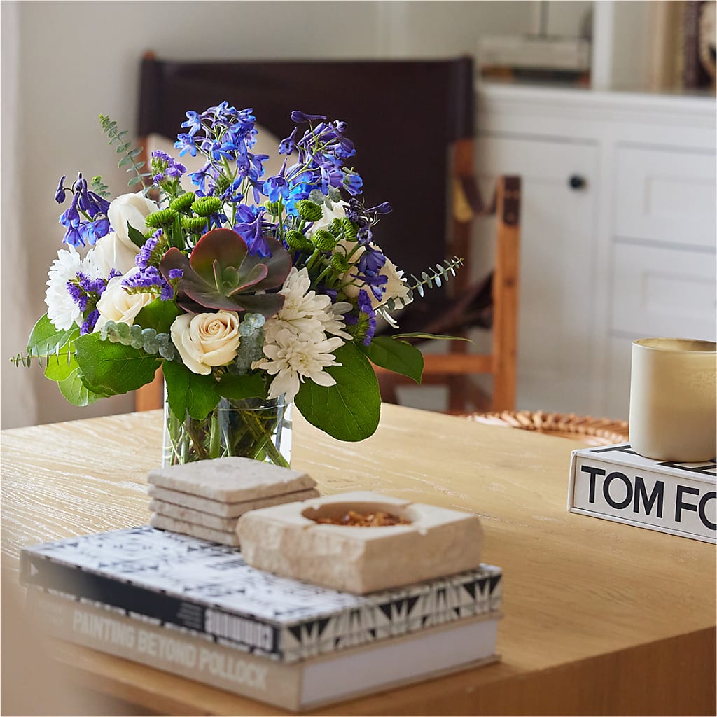Cerulean Waves Bouquet –  Tala Florist Northshore, North Vancouver BC