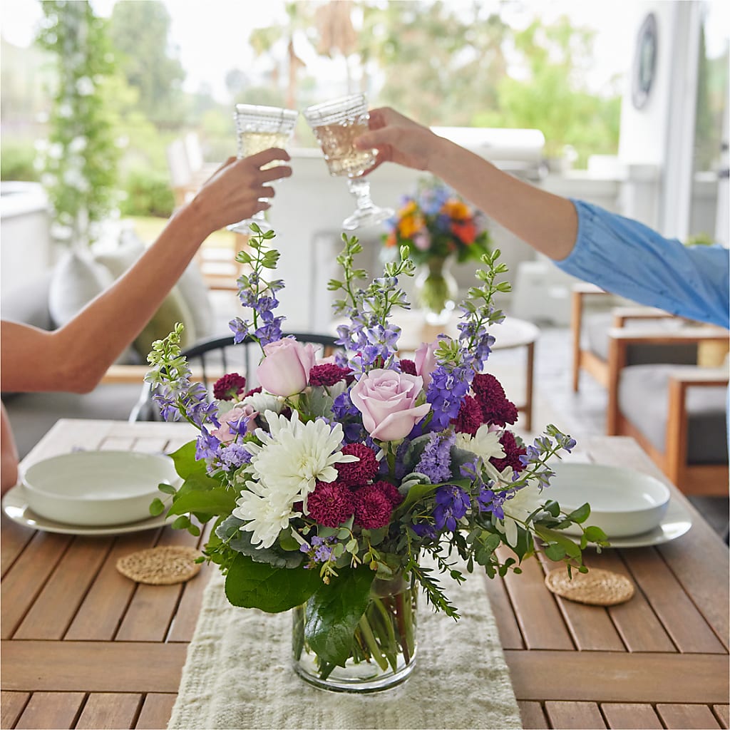 Violet Frost Bouquet –  Tala Florist Northshore, North Vancouver BC