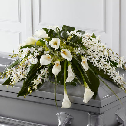 Angel Wings Casket Spray –  Tala Florist Northshore, North Vancouver BC