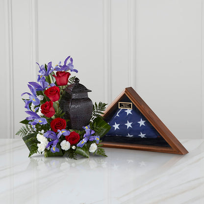 Patriotic Tribute Arrangement –  Tala Florist Northshore, North Vancouver BC