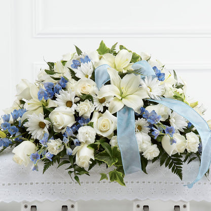 Tender Treasure Casket Spray –  Tala Florist Northshore, North Vancouver BC