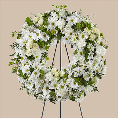 Faithful Wishes Wreath –  Tala Florist Northshore, North Vancouver BC