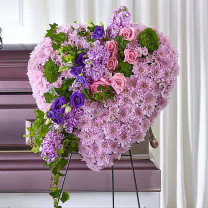 Treasured Love Standing Heart –  Tala Florist Northshore, North Vancouver BC