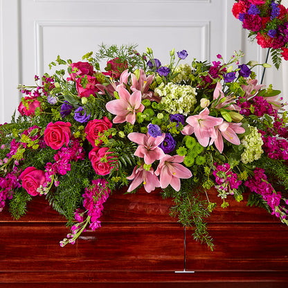 Radiant Tribute Casket Spray –  Tala Florist Northshore, North Vancouver BC