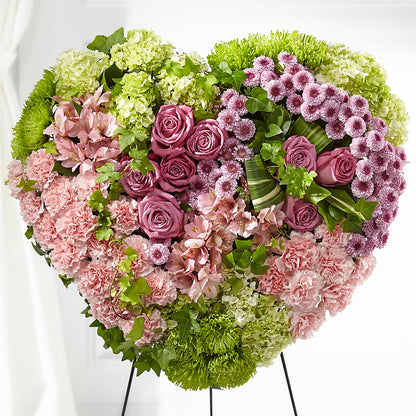 Heartwarming Standing Heart –  Tala Florist Northshore, North Vancouver BC