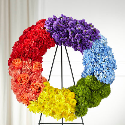 Circle of Love Wreath –  Tala Florist Northshore, North Vancouver BC