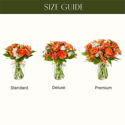 Apricot Glow Bouquet –  Tala Florist Northshore, North Vancouver BC