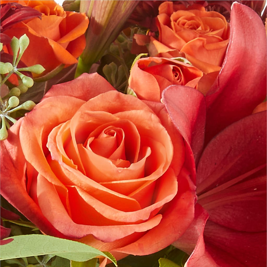 Crimson Leaves Bouquet –  Tala Florist Northshore, North Vancouver BC