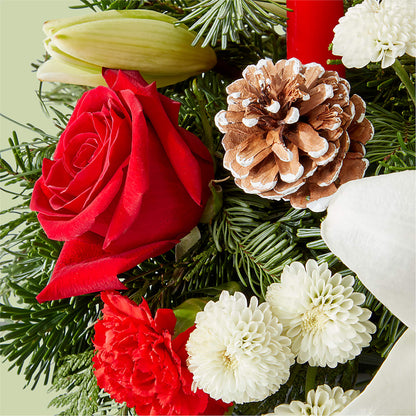 Seasonal Festivities Centerpiece –  Tala Florist Northshore, North Vancouver BC