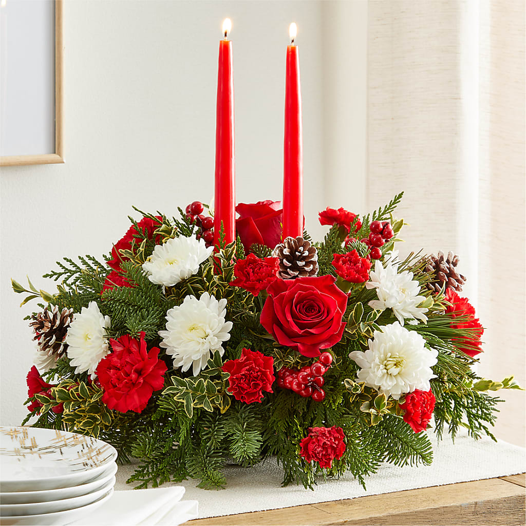 Holiday Soiree Centerpiece –  Tala Florist Northshore, North Vancouver BC